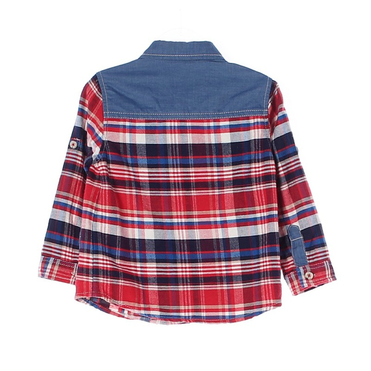 알로앤루 키즈 체크 티셔츠 100--4