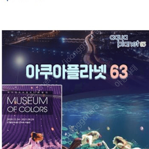 63아쿠아플라넷 종합권 1매 판매합니다