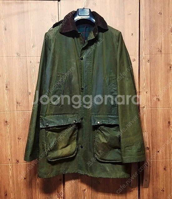 영국 빈티지 올리브 왁스 헌팅 필드 자켓 m 105정도...--1