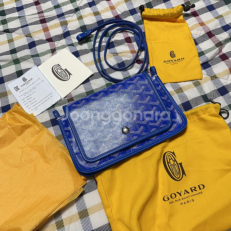 고야드 플뤼메 블루 스페셜컬러--1