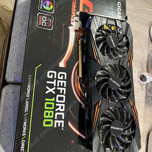 기가바이트 gtx1080 g1 그래픽카드 팝니다