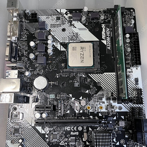 라이젠 3500 + Asrock A320M HDV + 삼성램 DDR4 8GB 팝니다.