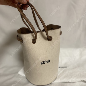 구호 버킷백 (KUHO)Large Canvas Bucket Bag - Ivory