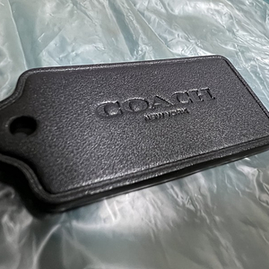 코치 가죽 태그 COACH leather tag 새것