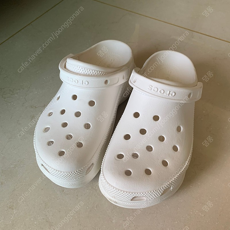 크록스 클래식 크러쉬 클로그 통굽 6cm 이미지