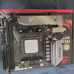 라이젠 3300x + asus b350i itx보드 세트 팝니다.