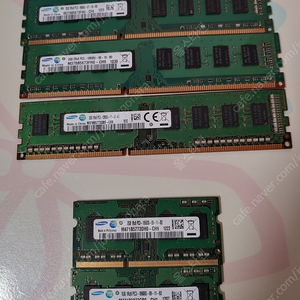 DDR2 9개,DDR3 3개,노트북용 DDR3 2개 팝니다.