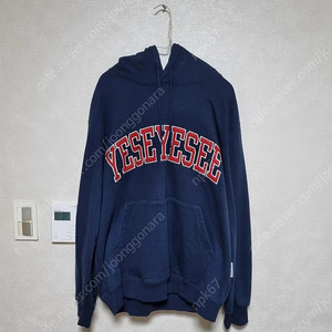 예스아이씨 후드티 Arch Logo Hoodie Navy [판매]
