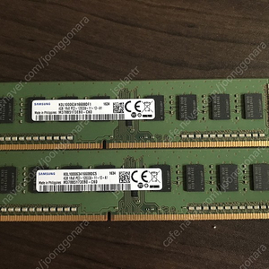 데스크탑 삼성 DDR3 PC3-12800U 메모리 4G 10000원