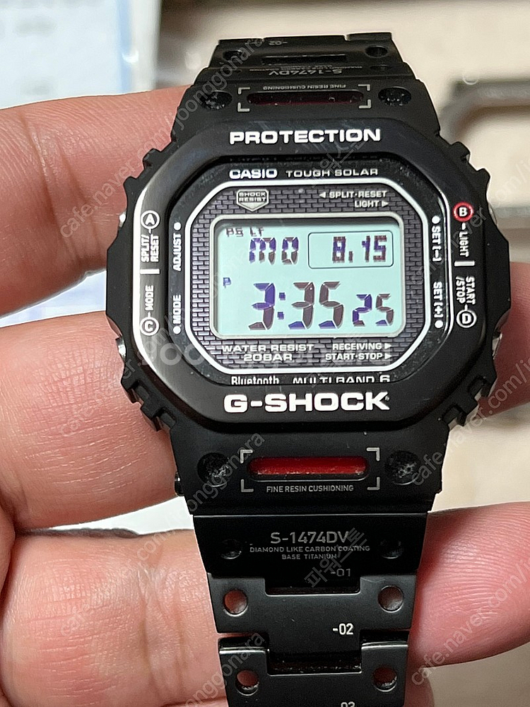 지샥 GMW-B5000D-1DR 판매합니다. 티타늄 TVA 커스텀킷일괄판매--8