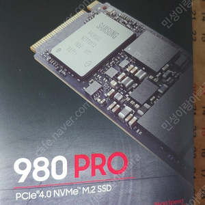 미사용 삼성정품 SSD 980 PRO NVME 1TB 택포 16.5만