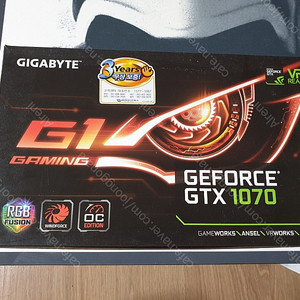 기가바이트 GTX1070 G1gaming 풀박스 판매.