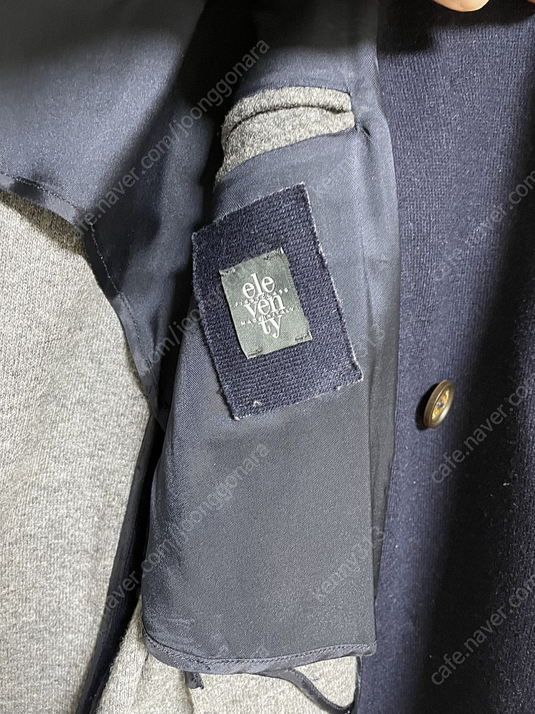 일레븐티 남성 울 코트 46 사이즈--4