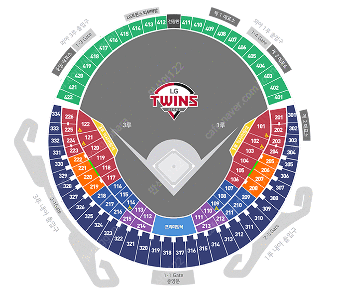 2022.08.21(일) LG 트윈스 vs 두산베어스 1루 테이블석 111블록 2연석 양도합니다.