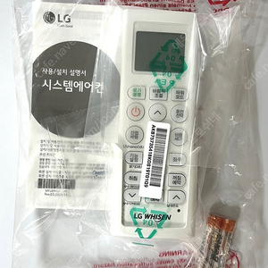 [새상품]LG전자 엘지정품 냉방 전용 무선 에어컨 리모컨 건전지 포함 PWLSSB22C