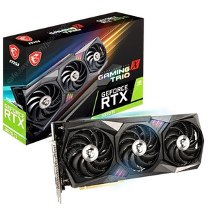 MSI 지포스 RTX 3070 Ti 게이밍 X 트리오 D6X 8GB 트라이프로져2미개봉 팔아요