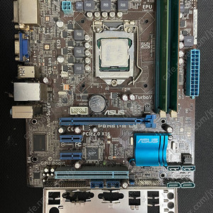 ASUS P8H61-M LE + i5-2500 + DDR3-10700 4G + DDR3-12800 4G 팝니다