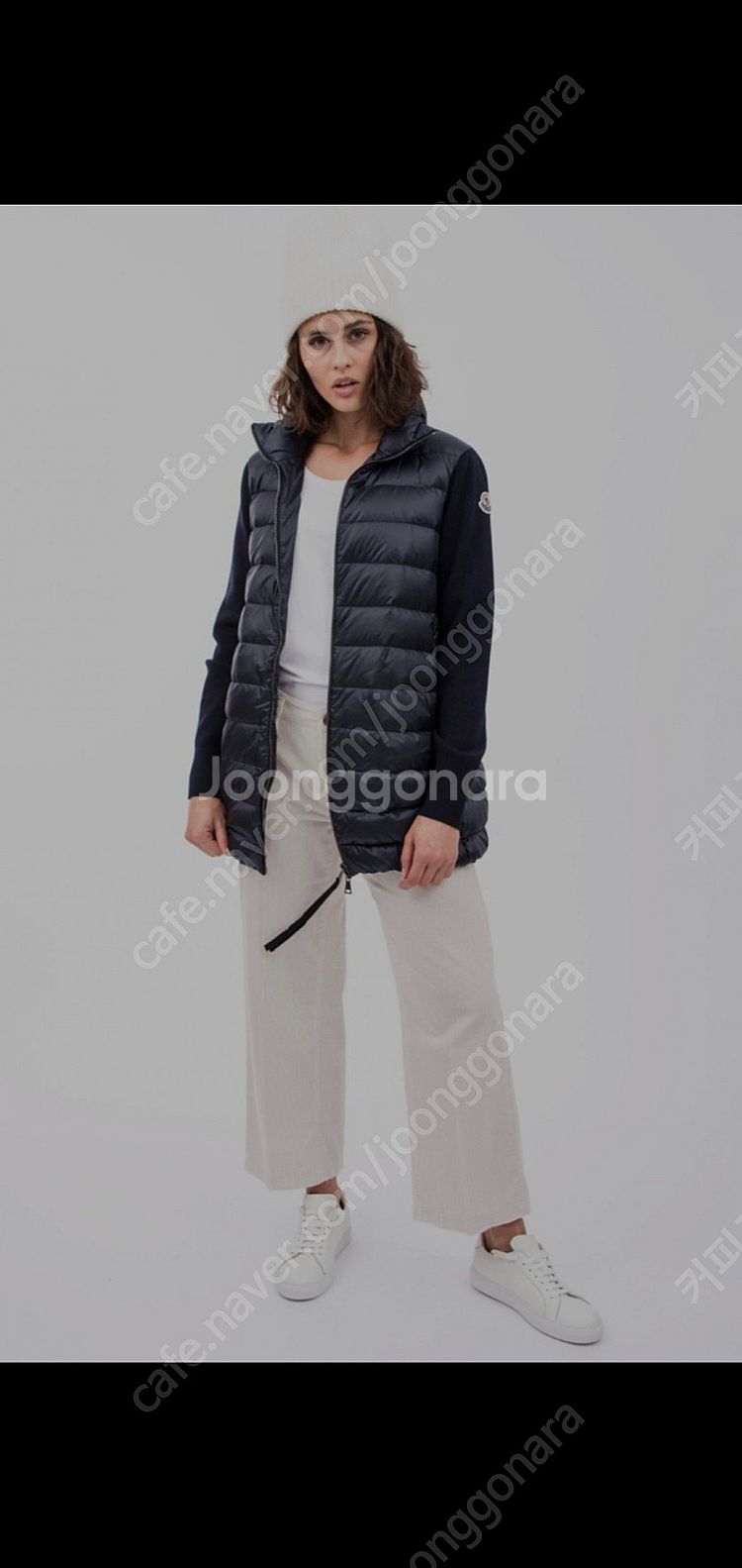 (새거) 몽클레르 트리코트 스몰 (네이비)--1