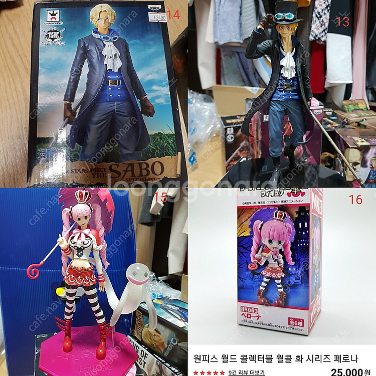 원피스 피규어 (루피 에이스 사보 조로 페로나 코라손 ...--3