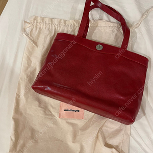 미닛뮤트 tote bag - red