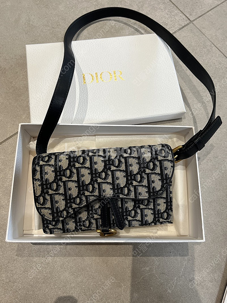 디올 벨트백--1