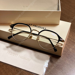 정품 프로젝트프로덕트 최고급라인 하금테 안경 풀세트 판매합니다.