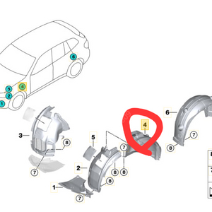 bmw x4 19년식 20년형 휠가드 우측후 읩57329 판매합니다 제차 수리하려고 미국발주시켜놓앗는데 오래걸린다고해서 알아보니 국내 재고 하나남은거겨우구해서 수리햇습니다 혹