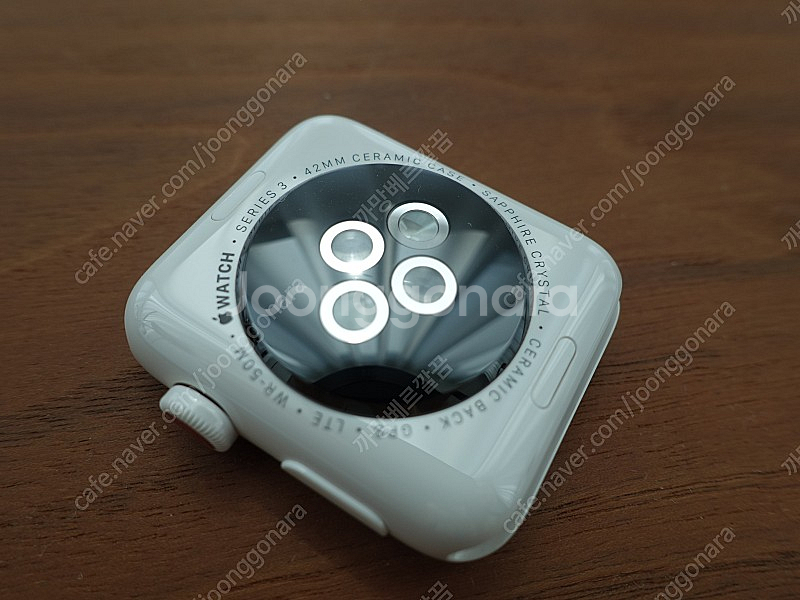 애플워치3 세라믹 edition white 42mm--1