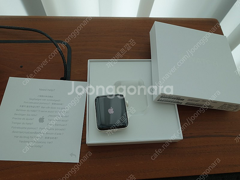 애플워치3 세라믹 edition white 42mm--2