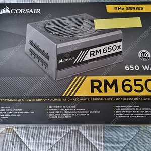 POWER CORSAIR RM650x 80PLUS GOLD 풀박스 판매 합니다.