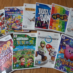 닌텐도 Wii(위)용 씨디(CD) 판매. 여러개 있습니다.