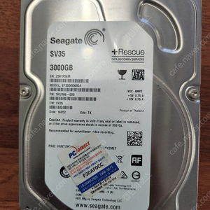 씨게이트 SV35 HDD + Rescue 3TB ST3000VX004