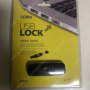 노트북 잠금장치 코시 USB 포트 잠금장치 LS786UB