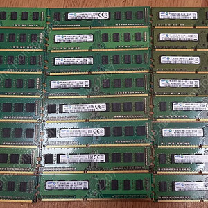 데스크탑용 메모리 삼성 ddr3 4기가 24개 합쳐서 = 15만원 (무료 배송)