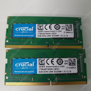 노트북용 ddr4 8g×2 16기가판매