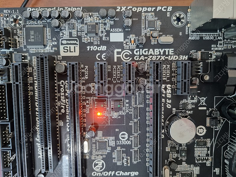 GIGABYTE GA-Z87X-UD3H 4세대 메인보드...--5