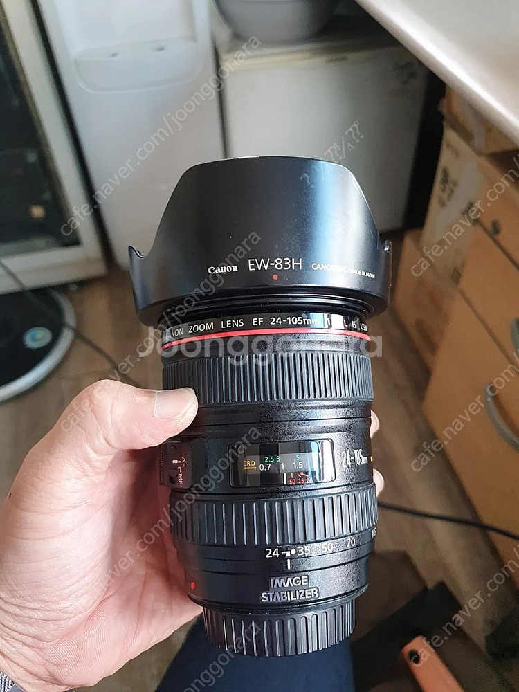 캐논 정품 24-105 mm L렌즈 f.4--0