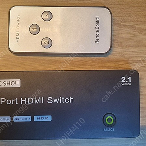 HDMI 2.1 스위치 셀렉터 3in1 8k@60hz / 4k@120hz 리모컨