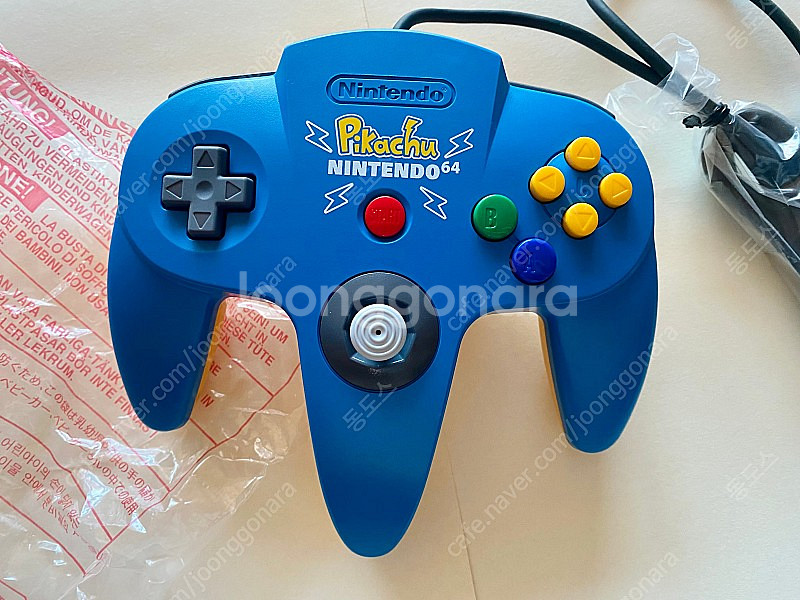 미사용 신품 닌텐도64 N64 피카츄 블루 박스세트--6