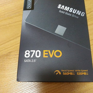 삼성 SSD 870 EVO 500GB 미개봉 5년보증 AS 5년남음