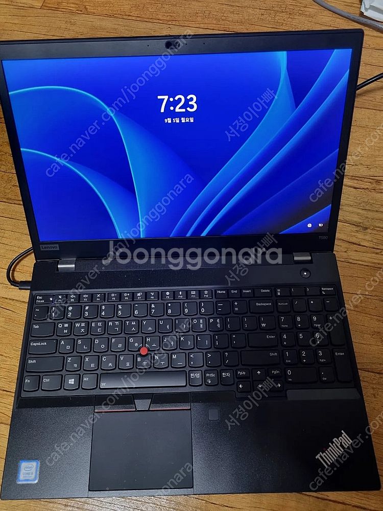 레노버 T590 4K액정 모델 판매합니다--0