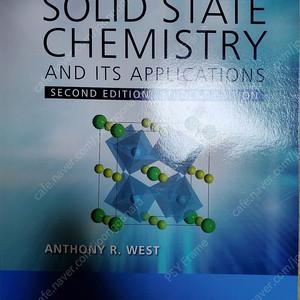 solid state chemistry 2nd edition 팝니다