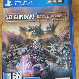 (PS4, 코드미사용) SD 건담 배틀 얼라이언스 팝니다.