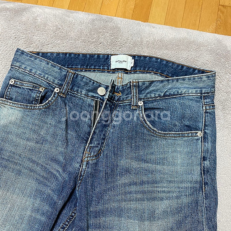 페이탈리즘 Osoe57 그레이쉬블루 크롭진 46--2