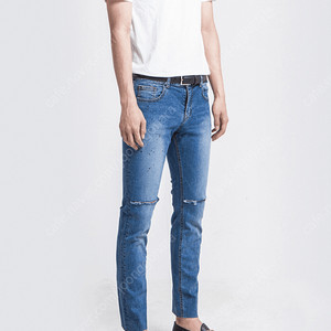 페이탈리즘 블랙페인트 크롭진 48