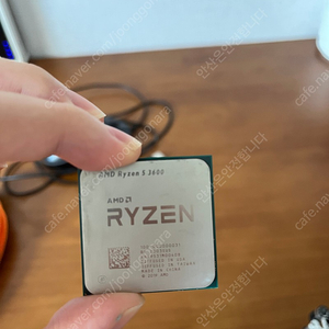amd 라이젠5 3600 cpu 팝니다(박스x)