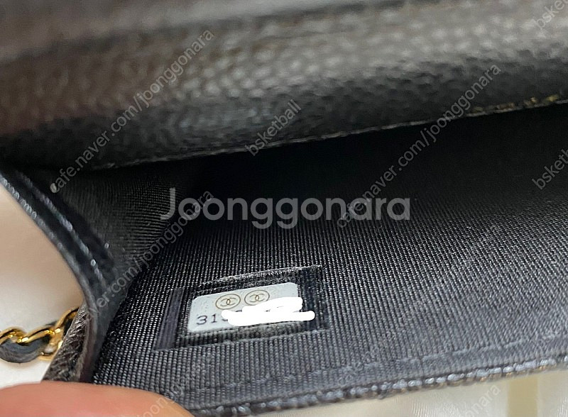 샤넬 미스 코코 체인 카드지갑 판매--1
