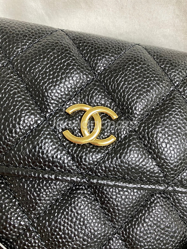 샤넬 미스 코코 체인 카드지갑 판매--5