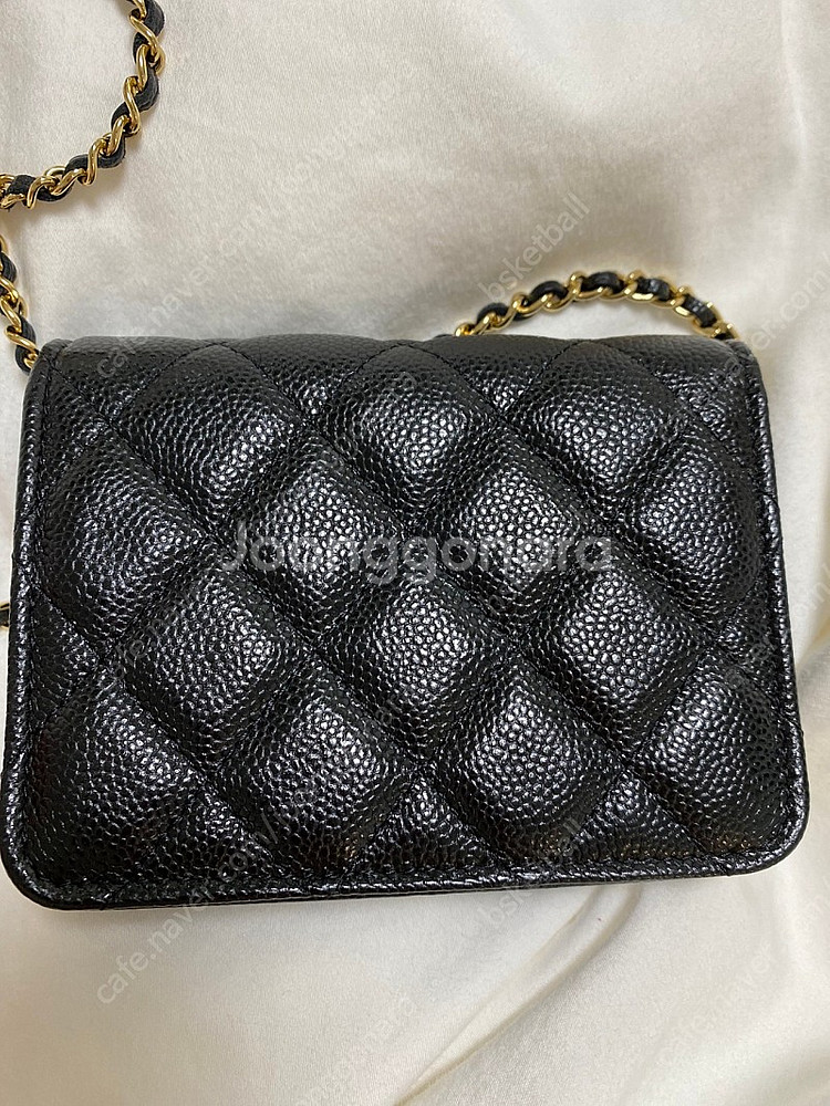 샤넬 미스 코코 체인 카드지갑 판매--6