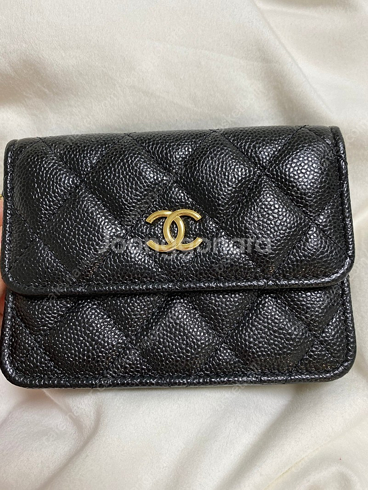 샤넬 미스 코코 체인 카드지갑 판매--7